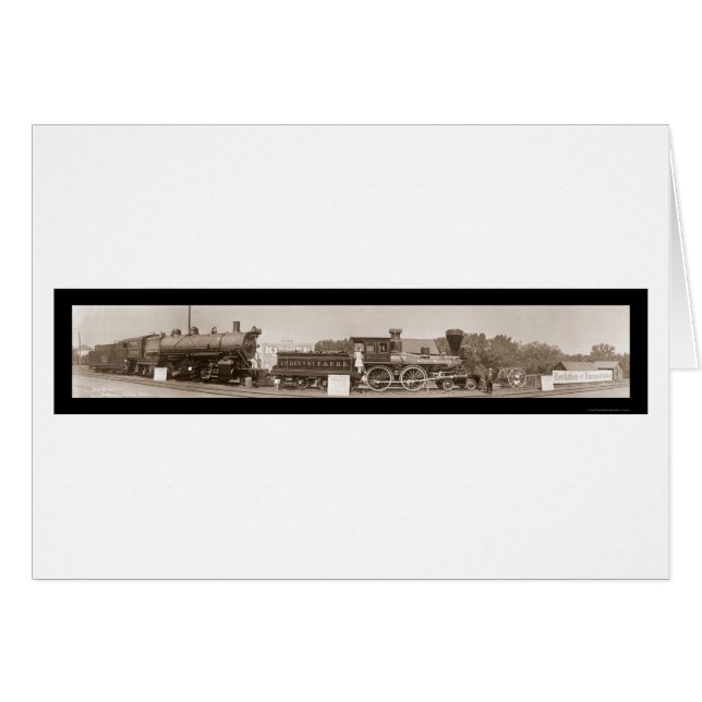 Evolución de los trenes Foto 1913 (Anverso (Horizontal))