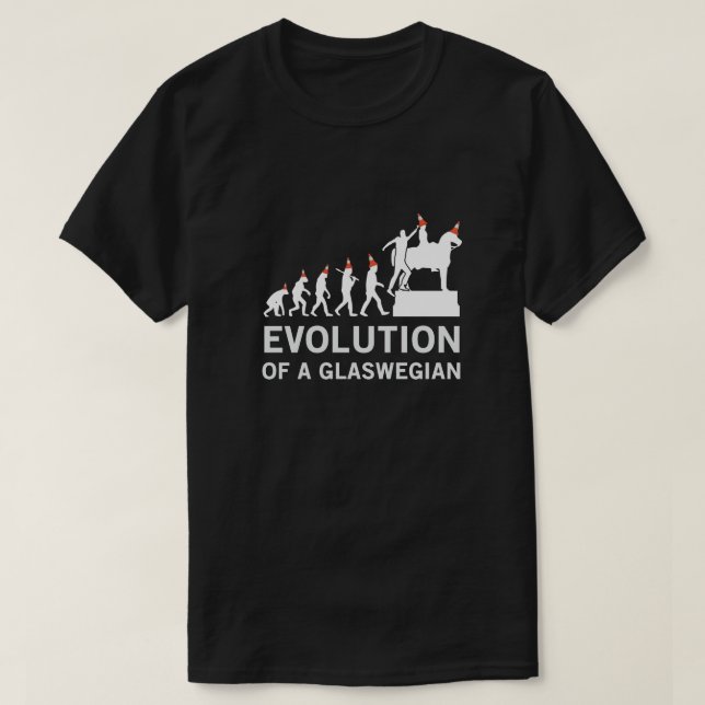 Evolución de una camiseta de Glaswegian (Glasgow) (Diseño del anverso)