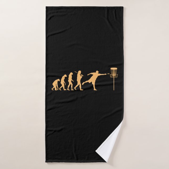 Evolución del Disc Golf (Toalla de baño)