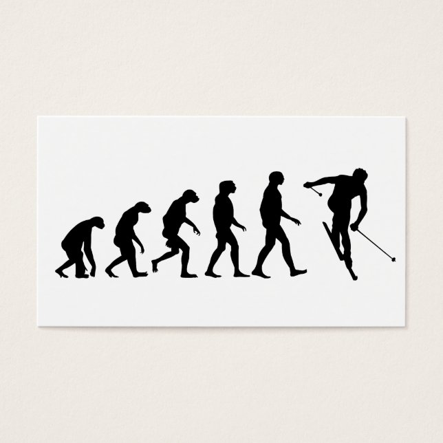Evolución del esquí (Frente)