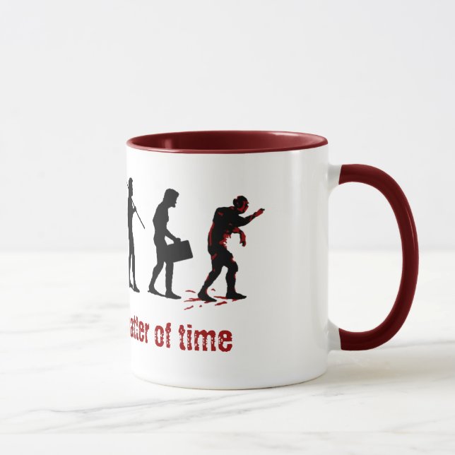 Evolución del zombi - taza (Derecha)