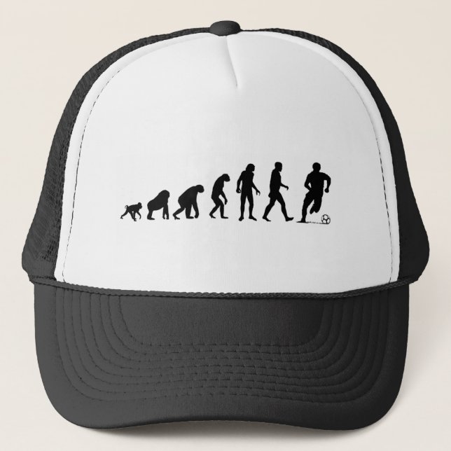 Evolución humana: Gorra del fútbol (Anverso)