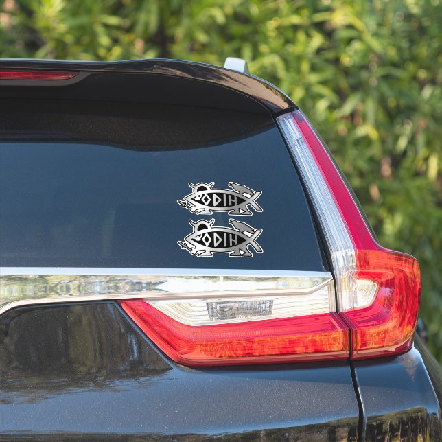 Evolución - Odin x 2 Pegatina (Lado del coche)
