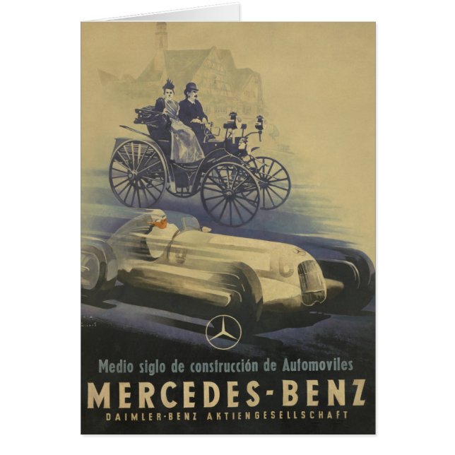 Evolución vintage del coche clásico (Frente)