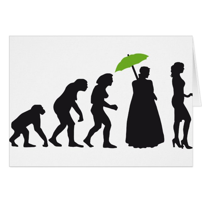 evolution of woman (Anverso (Horizontal))