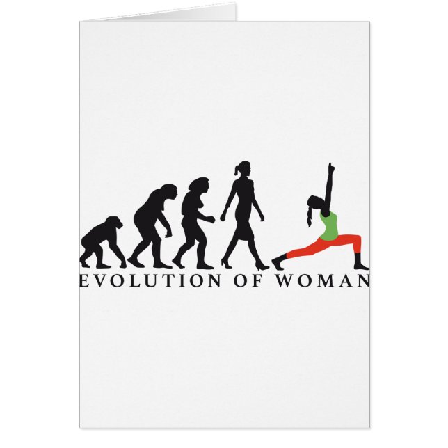 evolution of woman yoga position (Frente)