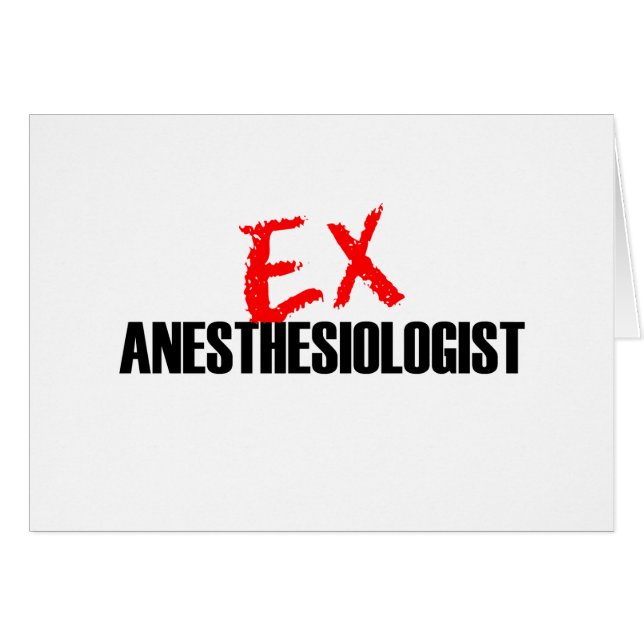 EX ANESTHESIOLOGIST (Anverso (Horizontal))