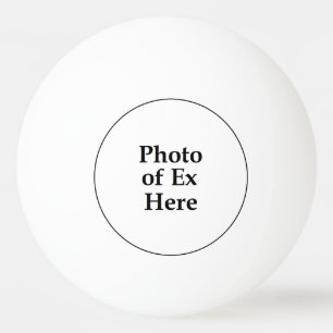 Ex bola de ping-pong de la foto