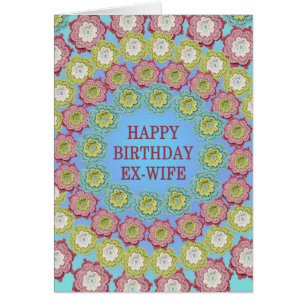 Ex esposa Birthday Crochet Flowers