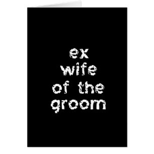 Ex esposa del Groom