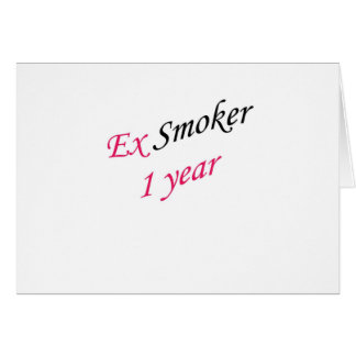 ex-fumador de 1 año
