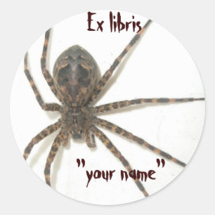 Ex Libris Dolomedes Pegatinas a Personalizar