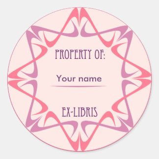 Ex-libris Pegatina no. 8c