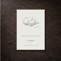 Ex libris personalizado de Greyhound - etiqueta de