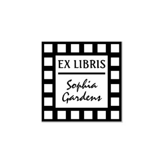Ex Libris Sello moderno de caucho