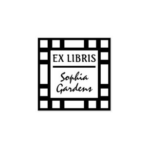 Ex Libris Sello moderno de caucho