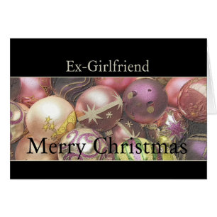 Ex-Novia tarjeta de Navidad
