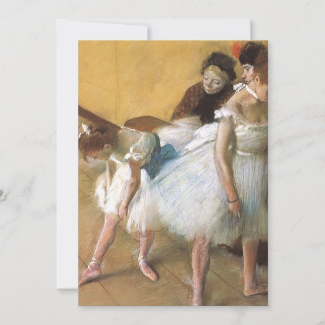 Examen de baile de Edgar Degas, Ballet Vintage (Anverso)