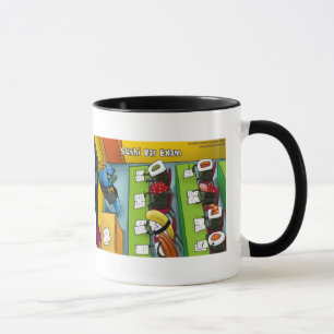 Examen de barra de sushi camisetas tazas tarjetas 