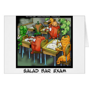 Examen Divertido de la Barra de Ensaladas