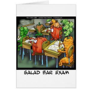 Examen Divertido de la Barra de Ensaladas