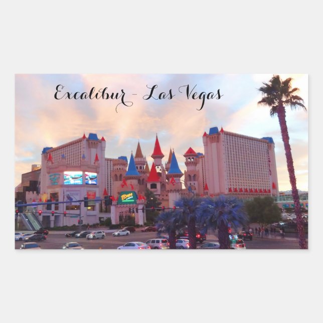 Excalibur Hotel #3-2 Pegatinas (Anverso)