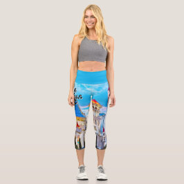 Excalibur Las Vegas High Waisted Capri Leggings