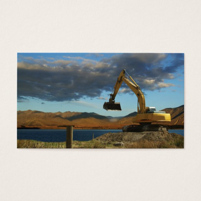 excavador mecánico de construcción (Frente)