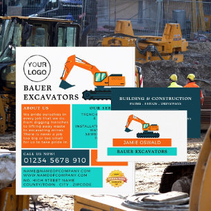 Excavadora Naranja, Publicidad de Constructores