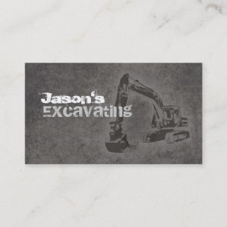 Excavando tarjetas de negocios
