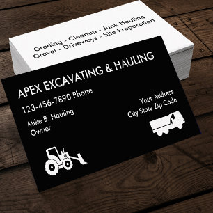 Excavando y acarreando tarjetas de visita
