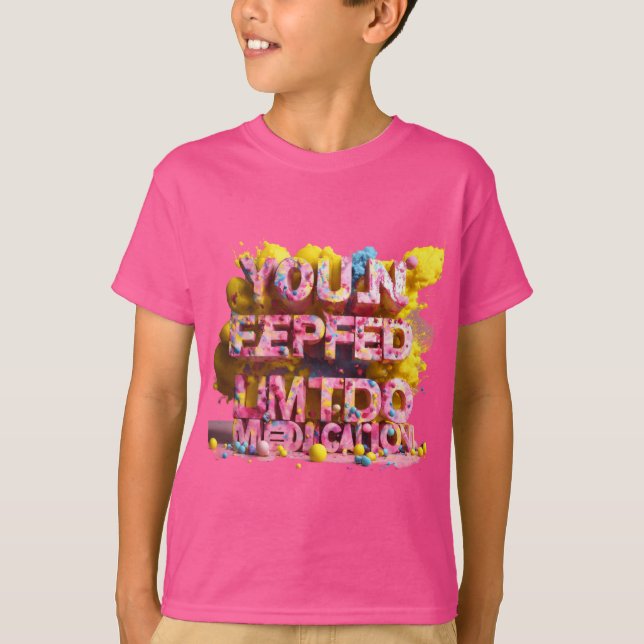 Excede la camiseta de los niños (Anverso)
