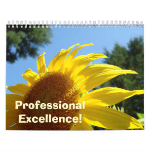 ¡Excelencia Profesional! Calendario de Girasoles