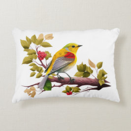 ¡Excelente almohada de diseño de aves, Grace, tu h