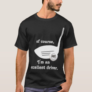 Excelente camiseta de golf para conductores