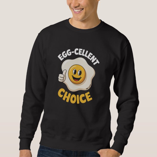 Excelente elección - sudadera con pun sobre comida (Anverso)