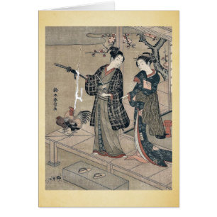 Excelente joven y una belleza por Suzuki, Harunobu