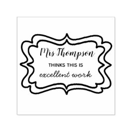 Excelente profesor de trabajo | Sello de goma de a