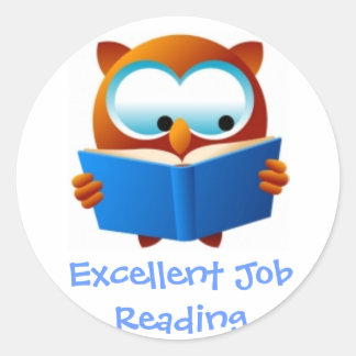 Excelentes Pegatinas de Premios de Lectura