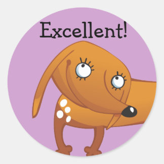 Excelentes Pegatinas de recompensa - cachorro