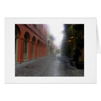 Exchange Alley durante la lluvia