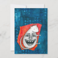 Excitable tarjeta de saludo del ratón