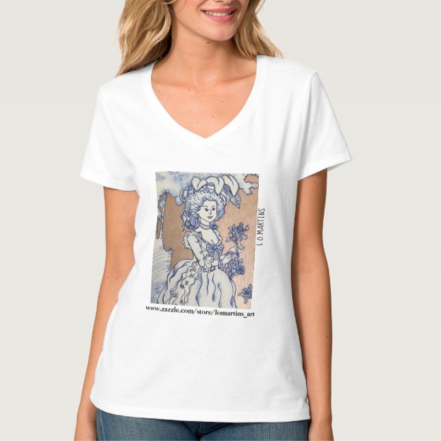 Exclusiva camiseta Marie Antoinette (Anverso)