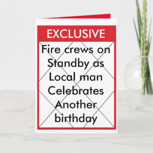 Exclusiva otra tarjeta de cumpleaños