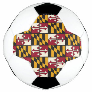 Exclusivo balón de fútbol de bandera de Maryland