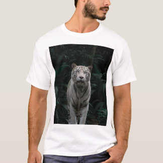 "Exclusivo tigre Print Design Camiseta - Negrita y