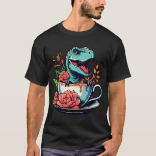 Excursión De Té Colorida Con Camiseta De Flores
