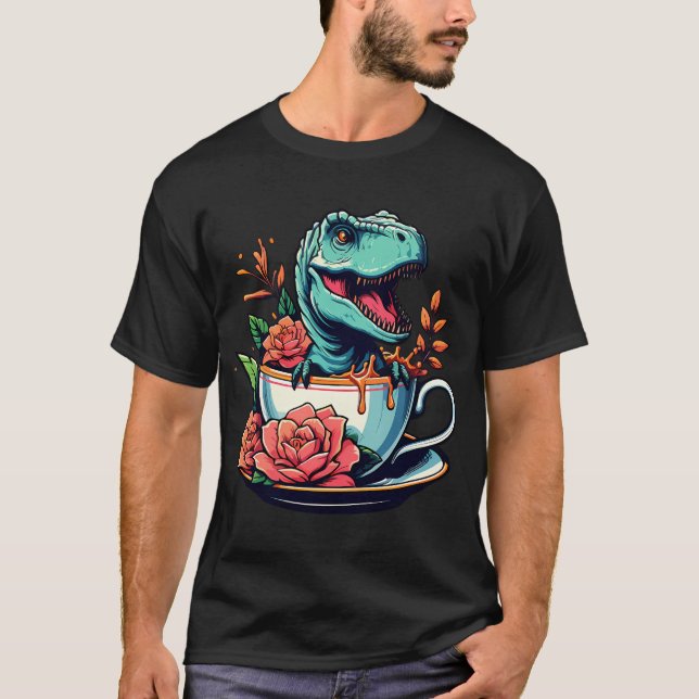 Excursión De Té Colorida Con Camiseta De Flores (Anverso)