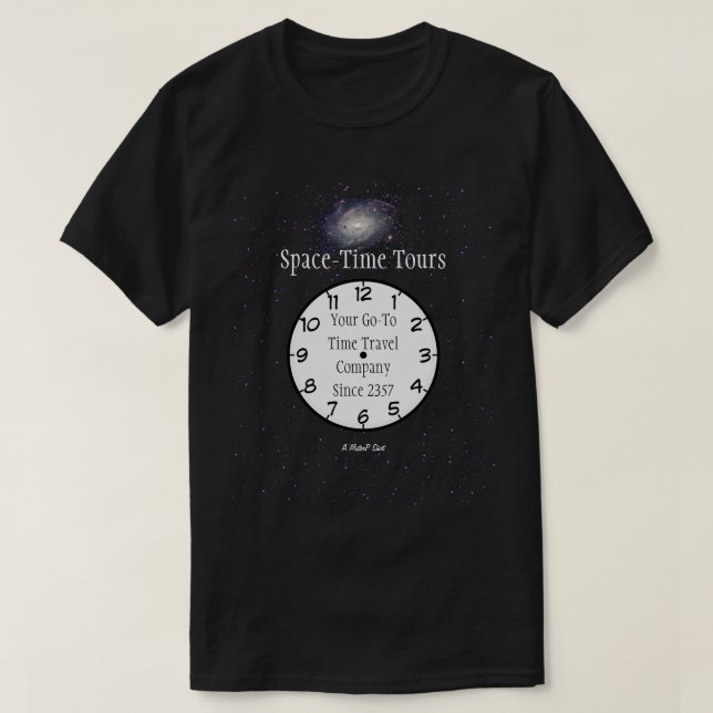 Excursiones en tiempo espacial - Una camiseta de M (Diseño del anverso)