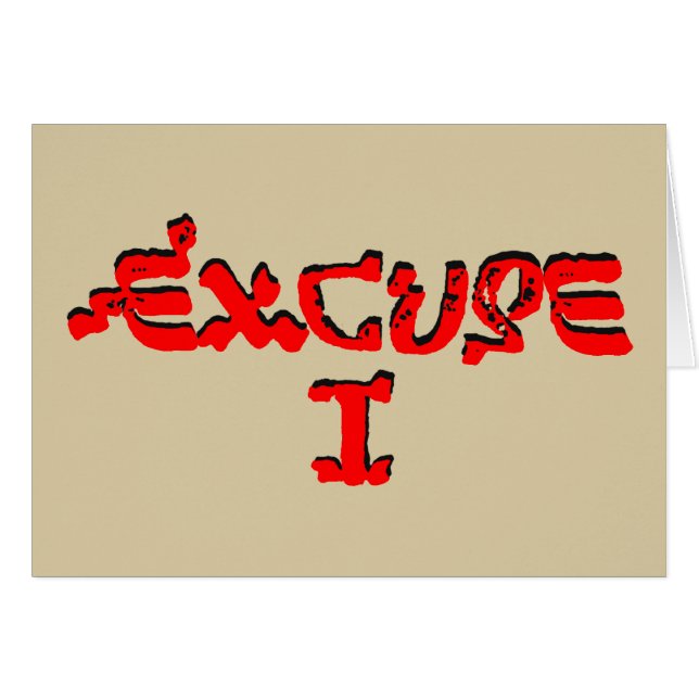 Excusa I (Anverso (Horizontal))